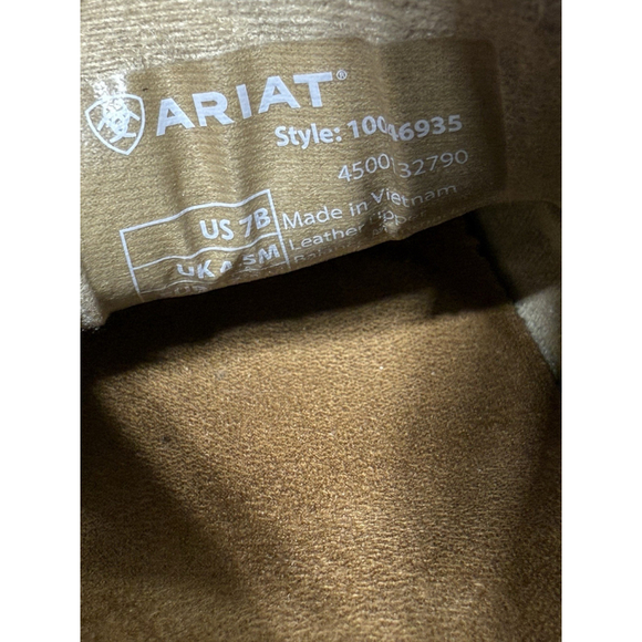 Ariat Ladies Sparkle Leopard Print Hair On Hide Cruiser Shoes US 7 EU 37.5 Slip - Picture 10 of 13